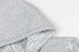 DAXUEN Full-zip hooded sweatshirt with graphic details