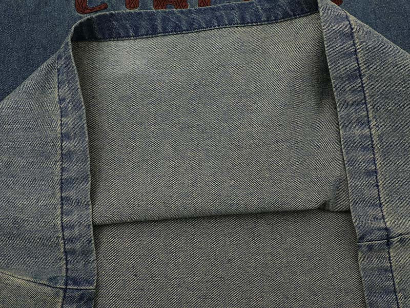 DAXUEN Oversized short-sleeved t-shirt with gradient denim wash