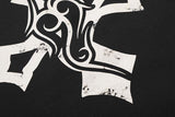 DAXUEN Short sleeve polo shirt with bold text and graphic