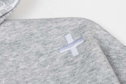 DAXUEN Full-zip hooded sweatshirt with graphic details