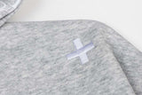 DAXUEN Full-zip hooded sweatshirt with graphic details