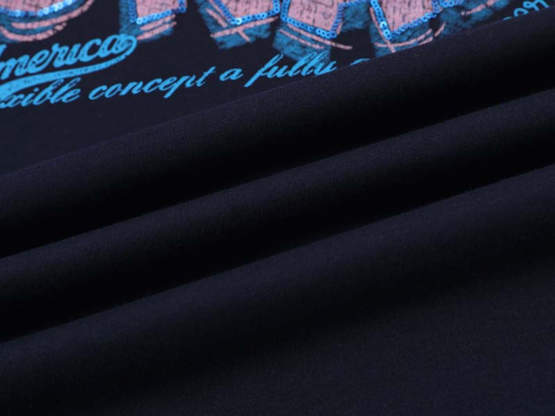 DAXUEN Relaxed fit crew neck t-shirt with graphic print