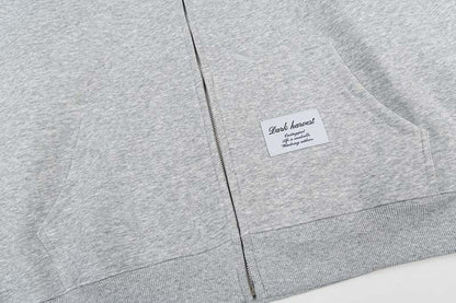 DAXUEN Full-zip hooded sweatshirt with graphic details