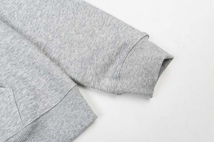 DAXUEN Full-zip hooded sweatshirt with graphic details
