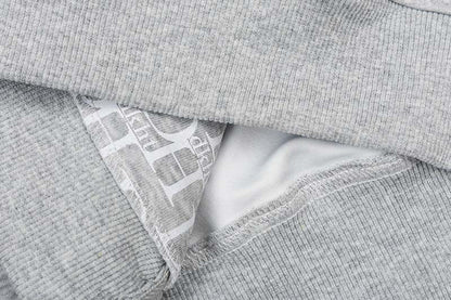 DAXUEN Full-zip hooded sweatshirt with graphic details