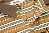 DAXUEN Mafa Vintage Striped Polo Shirt