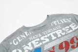 DAXUEN Distressed graphic print crew neck T-shirt