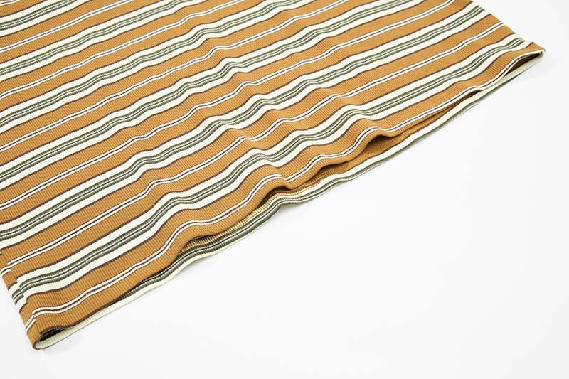 DAXUEN Mafa Vintage Striped Polo Shirt