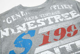 DAXUEN Distressed graphic print crew neck T-shirt