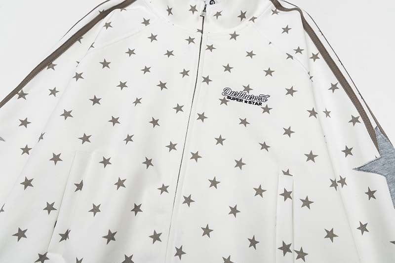 DAXUEN DREAMSCAPE star print loungewear set for men
