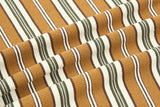 DAXUEN Mafa Vintage Striped Polo Shirt
