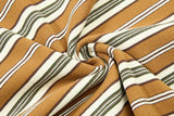 DAXUEN Mafa Vintage Striped Polo Shirt