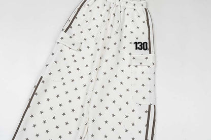 DAXUEN DREAMSCAPE star print loungewear set for men