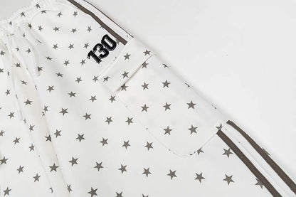 DAXUEN DREAMSCAPE star print loungewear set for men