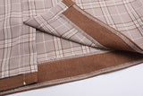 DAXUEN Plaid button-up short sleeve shirt