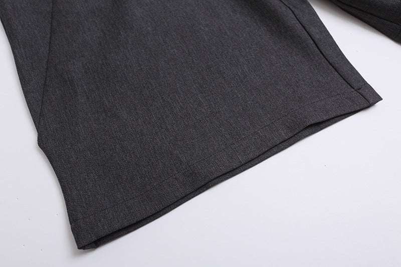 DAXUEN Wide-leg culottes for women in grey and taupe