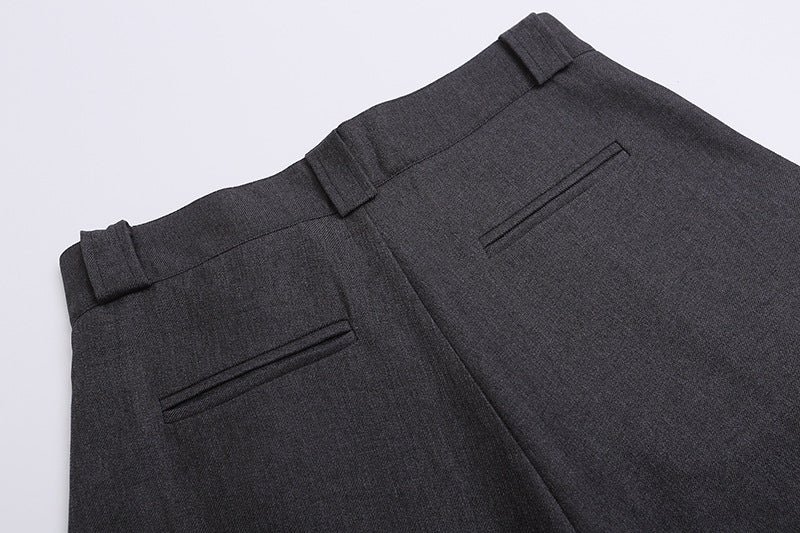 DAXUEN Wide-leg culottes for women in grey and taupe