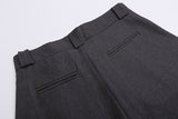 DAXUEN Wide-leg culottes for women in grey and taupe