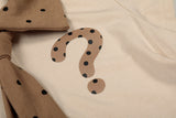 DAXUEN Polka dot question mark polo shirt