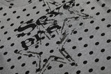 DAXUEN Distressed star graphic polka dot t-shirt