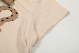 DAXUEN Polka dot question mark polo shirt