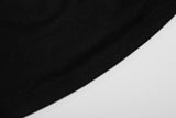 DAXUEN Layered women's off-shoulder graphic top