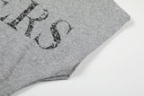 DAXUEN Distressed graphic ruched short-sleeved t-shirt