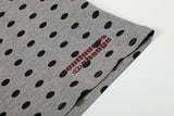 DAXUEN Distressed star graphic polka dot t-shirt