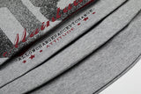DAXUEN Distressed graphic ruched short-sleeved t-shirt