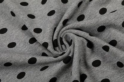 DAXUEN Distressed star graphic polka dot t-shirt