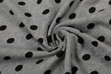 DAXUEN Distressed star graphic polka dot t-shirt