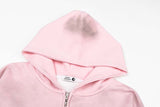 DAXUEN Dark Harvest oversized zip hoodie with graphics