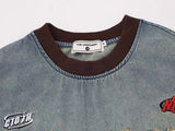 DAXUEN Vintage ombre graphic T-shirt with multiple designs