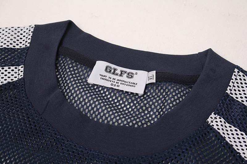 DAXUEN Mesh sports T-shirt with number 8