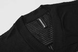 DAXUEN Long sleeve V-neck top with graphic design