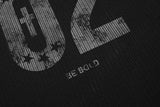 DAXUEN Long sleeve V-neck top with graphic design