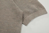 DAXUEN Short-sleeve polo shirt with mesh fabric