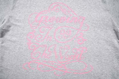 DAXUEN Oversized short-sleeved T-shirt with distressed graphic print