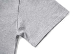 DAXUEN Oversized short-sleeved T-shirt with distressed graphic print