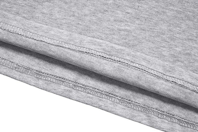 DAXUEN Oversized short-sleeved T-shirt with distressed graphic print
