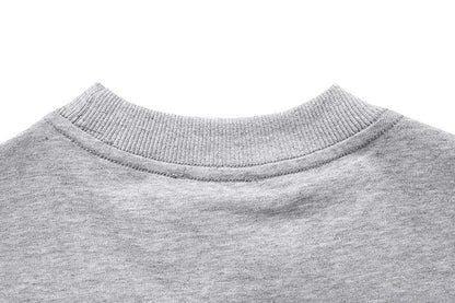 DAXUEN Oversized short-sleeved T-shirt with distressed graphic print