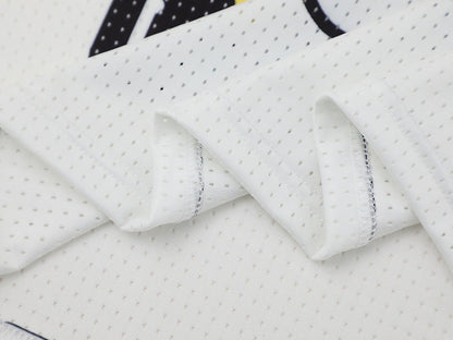 DAXUEN White short-sleeved graphic T-shirt