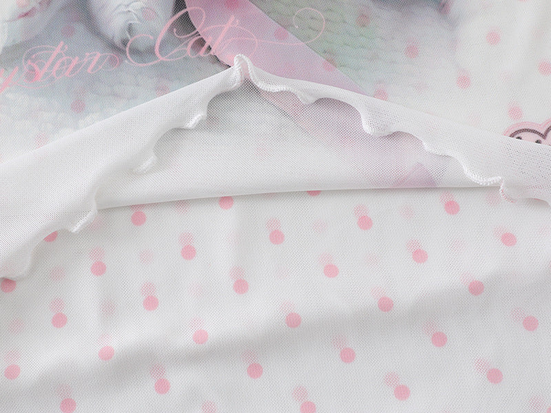 DAXUEN Short-sleeved slim-fit t-shirt with cat graphic