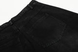 DAXUEN Wide-leg denim pants with stripes