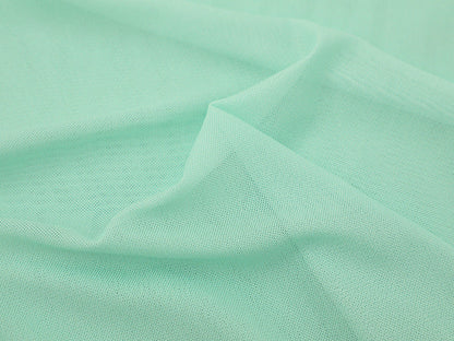 DAXUEN Light green sheer mesh short-sleeved t-shirt with cat graphic