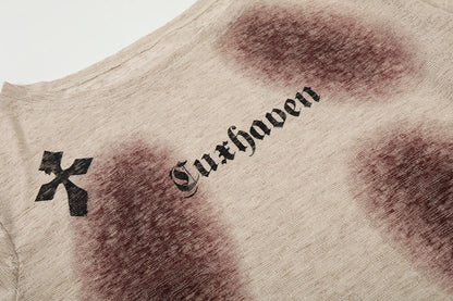 DAXUEN Luxhaven Gothic Cross Long Sleeve Top