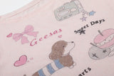DAXUEN Dachshund graphic long sleeve top