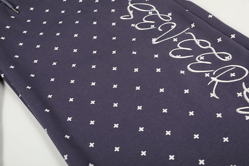 DAXUEN Wide-leg sweatpants with star print