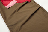DAXUEN Wide-leg cargo pants with decorative overlays