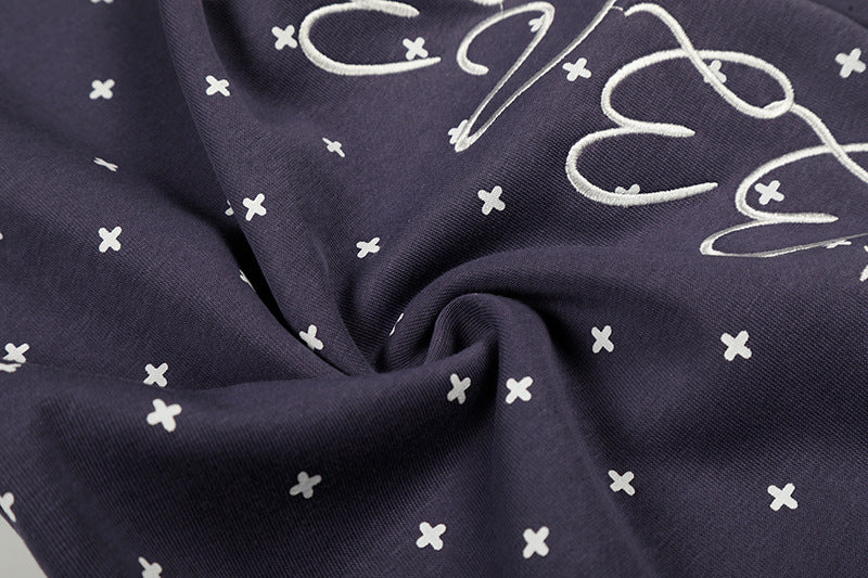 DAXUEN Wide-leg sweatpants with star print